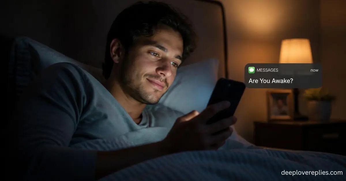 Reply to an Are You Awake Late-Night Text