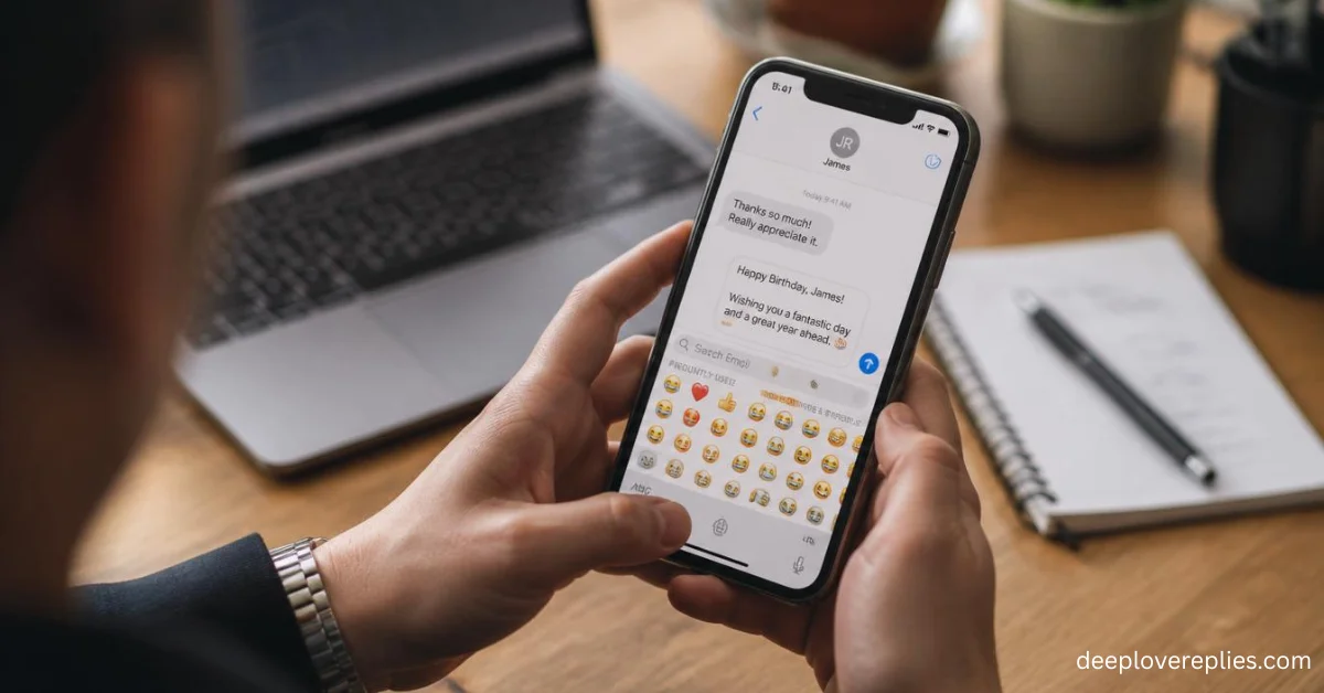 Should You Use Emojis in a Workplace Birthday Reply