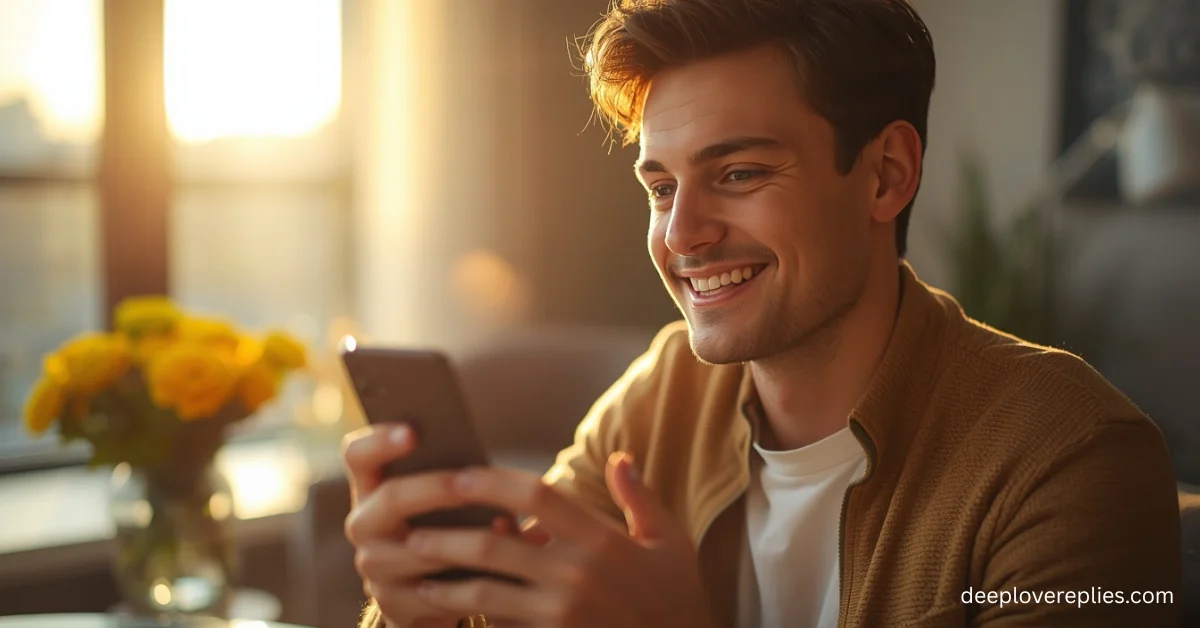 Sweet Replies to “Good Morning Handsome”