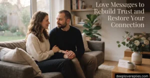 Love Messages to Rebuild Trust and Restore Your Connection
