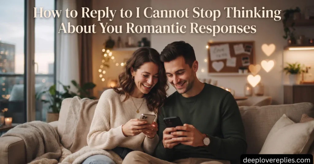 How to Reply to I Cannot Stop Thinking About You Romantic Responses