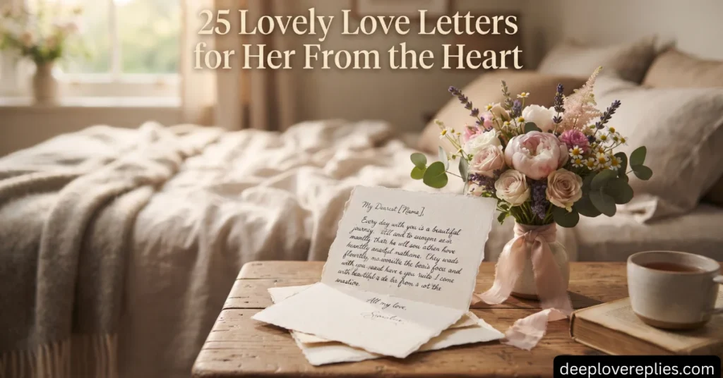 25 lovely love letters for her from the heart